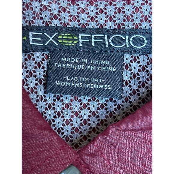 ExOfficio Women’s Dryflylite Fishing Long Sleeve Shirt Button Down size L - Picture 6 of 10